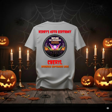 Dead on the Dancefloor - Adult Weekender Unisex Heavy T-Shirt - Stags, Hens, Birthdays Halloween - Adult Weekender